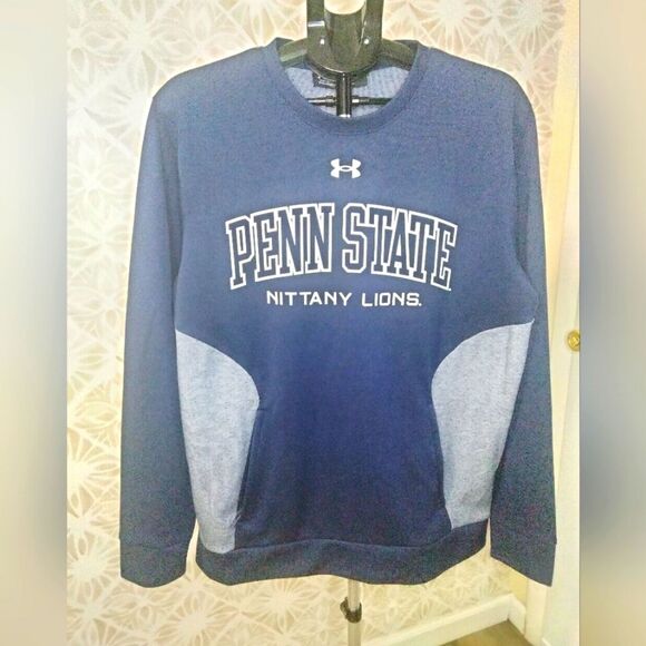 Under Armour Other - Under Armour Penn State Sweatshirt | Size Large | Crewneck Blue & Gray